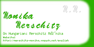 monika merschitz business card